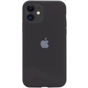 Чохол Silicone Case Full Protective (AA) Apple iPhone 11 (6.1") (Чорний / Black)