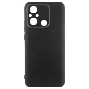 Чохол TPU GETMAN Liquid Silk Full Camera для Xiaomi Redmi 12C (Чорний/Black)