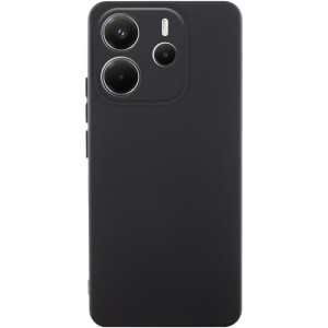 Чехол TPU GETMAN Liquid Silk Full Camera для Xiaomi Redmi Note 14 4G (EU) (Черный / Black)