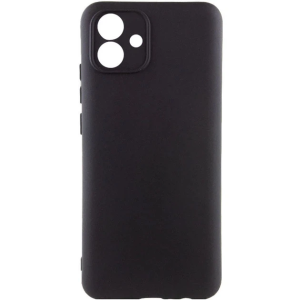 Чохол TPU GETMAN Liquid Silk Full Camera для Samsung Galaxy A07 (Чорний/Black)
