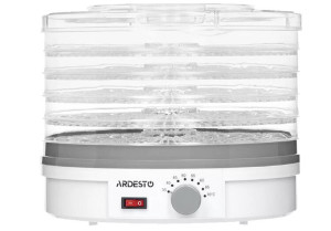 Сушарка для продуктів ARDESTO FDB-5320, 245Вт, піддонів -5x3см, діаметр-32см, макс-70°С, рег.темп