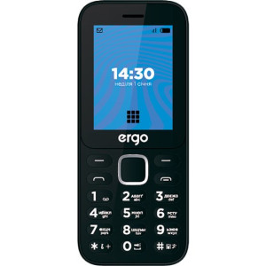 Мобільний телефон ERGO E241 Dual Sim (чорний)