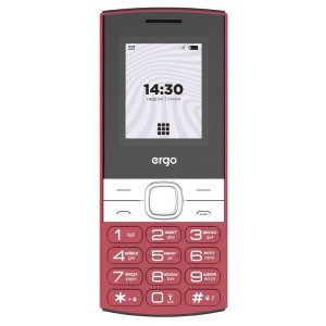Мобільний телефон ERGO B185 Dual Sim (Червоний)