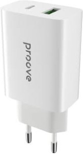 Зарядное устройство Proove Rapid 20W (Type-C + USB) (белый)