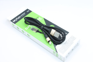 Кабель MyTeh X26 Xpress charging data cable USB to Lightning Black-Gold