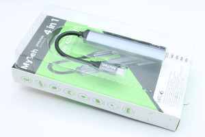 USB-хаб MyTeh HB26 4 in 1 adapter(Type-C to USB3.0+USB2.0*3) Metal Gray