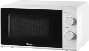 Микроволновая печь ARDESTO GO-S724W, 20л, мех.упр.,700Вт, откр.кнопкой, белый