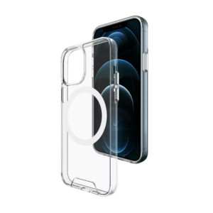 Накладка Space Magnetic Wireless Charge для iPhone 15 Pro-прозорий