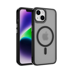 Накладка Matte Color with Magsafe для iPhone 15 Pro Max- чорний