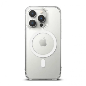 Накладка Space Collection Wireless Charge NEW для iPhone 16 Pro Max- прозорий