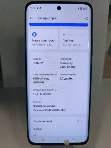 Мобільний телефон OPPO Reno12 5G 12/256GB
