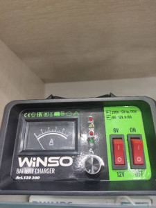 Зарядний пристрій WINSO 6/12В 0-10А 139300