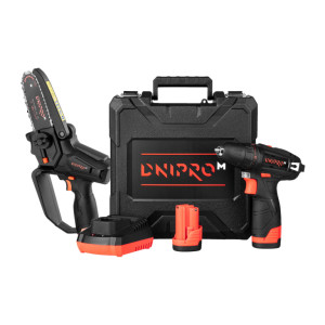 Шуруповерт акумуляторний Dnipro-m CD-12CX COMPACT+FC-122+BP-122 2шт