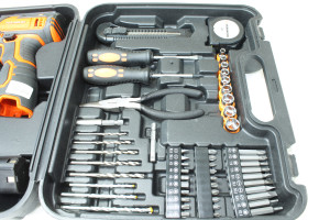 Шуруповерт акумуляторний Tekhmann TCD-12/2 BS Kit+АКБ(2)+ЗУ