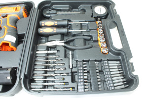 Шуруповерт акумуляторний Tekhmann TCD-12/2 BS Kit+АКБ(2)+ЗУ