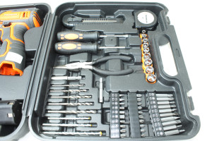 Шуруповерт акумуляторний Tekhmann TCD-12/2 BS Kit+АКБ(2)+ЗУ