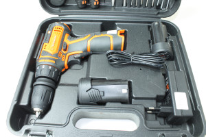 Шуруповерт акумуляторний Tekhmann TCD-12/2 BS Kit+АКБ(2)+ЗУ