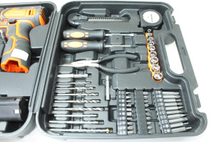 Шуруповерт акумуляторний Tekhmann TCD-12/2 BS Kit+АКБ(2)+ЗУ