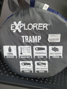 Спальний мішок Explorer TRAMP 230x80x55cm