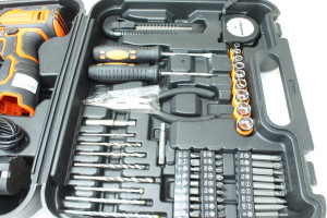 Шуруповерт акумуляторний Tekhmann TCD-12/2 BS Kit+АКБ(2)+ЗУ