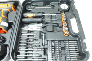 Шуруповерт акумуляторний Tekhmann TCD-12/2 BS Kit+АКБ(2)+ЗУ