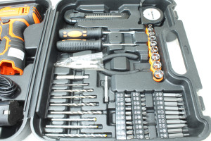 Шуруповерт акумуляторний Tekhmann TCD-12/2 BS Kit+АКБ(2)+ЗУ