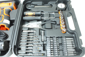 Шуруповерт акумуляторний Tekhmann TCD-12/2 BS Kit+АКБ(2)+ЗУ