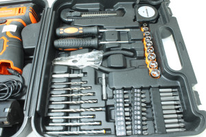 Шуруповерт акумуляторний Tekhmann TCD-12/2 BS KIT