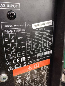 Зварювальний напівавтомат Dnipro-M MG-16DX