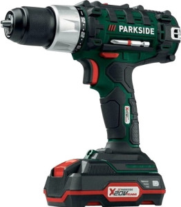 Шуруповерт аккумуляторный PARKSIDE PABS 20-LI E6+PAP20B1+PLG20C1