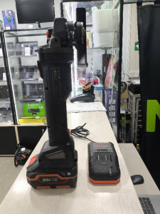 Болгарка акумуляторна Дніпро-М DGA-201BC+FC-230+BP-240