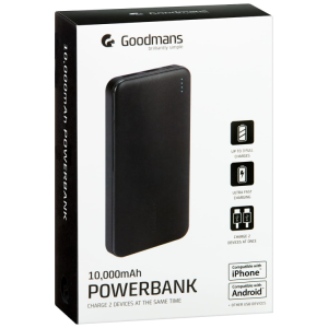 Power Bank GOODMANS 399367 10000mAh
