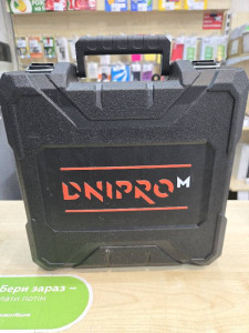 Шуруповерт акумуляторний Dnipro-M CD-12QX BP-122 FC-122