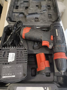 Шуруповерт акумуляторний Dnipro-M CD-12QX BP-122 FC-122