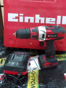 Шуруповерт аккумуляторный EINHELL TE-CD 12/1 3X-LI+АБ+ЗУ