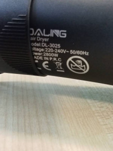 Фен daling DL-3025
