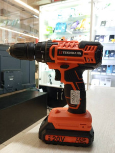 Шуруповерт акумуляторний TEKHMANN TCD-18/2BS KIT+АКБ(2)+ЗУ