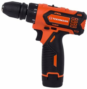 Шуруповерт акумуляторний TEKHMANN TCD-12QCLI+АКБ(2)+ЗУ