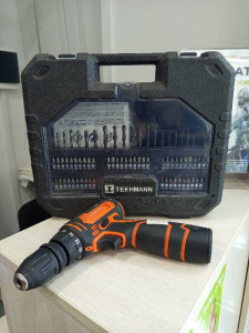 Шуруповерт акумуляторний Tekhmann TCD-12 S2 BS Kit