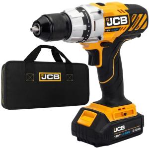 Шуруповерт аккумуляторный JCB E-TECH JCB-I8DD-2X-E