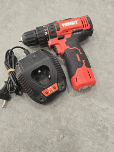 Шуруповерт аккумуляторный Vorhut VC12L (34-103)+акб+зп