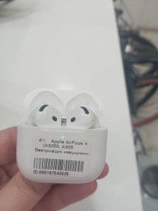 Bluetooth гарнитура Apple AirPods 4 (A3053, A3050, A3054)