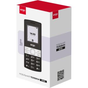 Мобильный телефон ERGO B185 Dual Sim (черный)