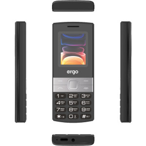 Мобильный телефон ERGO B185 Dual Sim (черный)